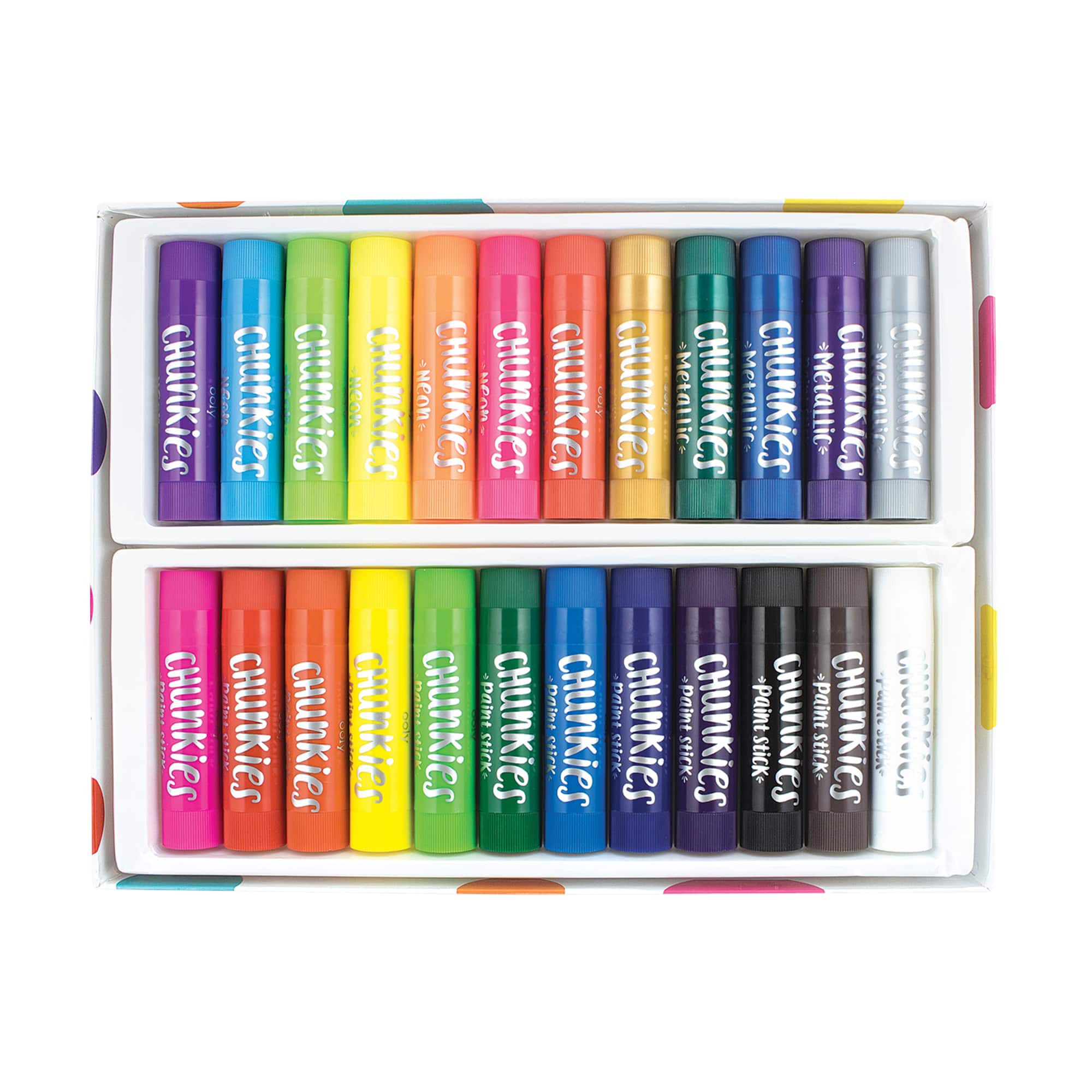 OOLY Variety Pack Chunkies Paint Sticks, 24ct.